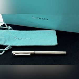 Vintage Tiffany & Co. Sterling Silver Designer’s Ballpoint Pen With “T” Clip